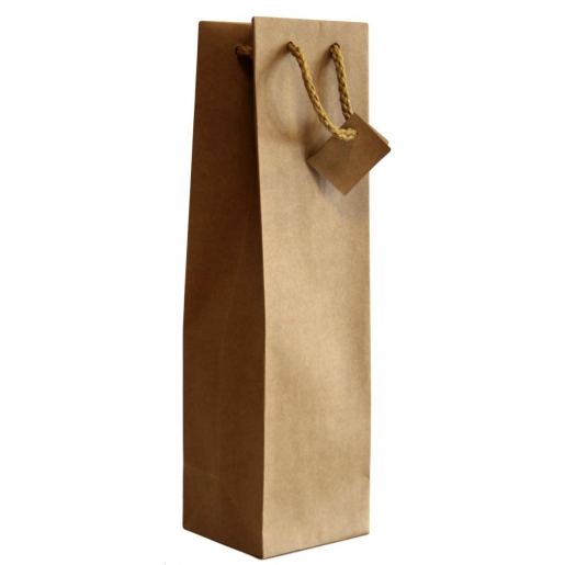 Sac kraft bouteille hot sale